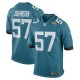 Men's Jacksonville Jaguars Caleb Johnson Teal Game Player Jersey