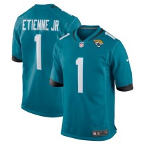 Men's Jacksonville Jaguars Travis Etienne Teal Game Jersey