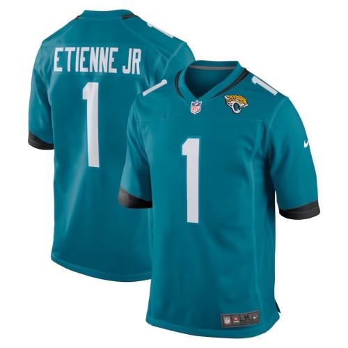 Men's Jacksonville Jaguars Travis Etienne Teal Game Jersey