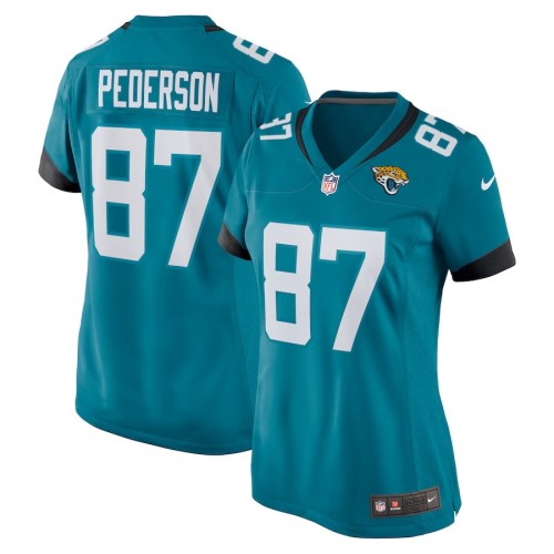 Women's Jacksonville Jaguars Josh Pederson Teal Team Game Jersey