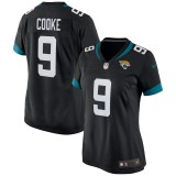 Women's Jacksonville Jaguars Logan Cooke Black Game Jersey