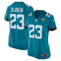 Women's Jacksonville Jaguars Foyesade Oluokun Teal Game Player Jersey