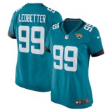 Women's Jacksonville Jaguars Jeremiah Ledbetter Teal Home Game Player Jersey