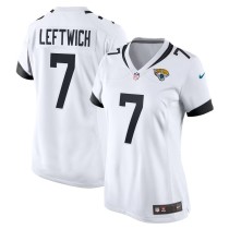 Women's Jacksonville Jaguars Byron Leftwich White Retired Player Game Jersey