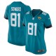 Women's Jacksonville Jaguars R. Jay Soward Teal Retired Player Team Game Jersey