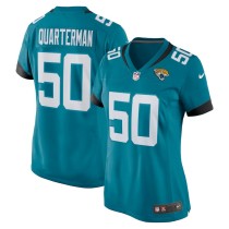 Women's Jacksonville Jaguars Shaquille Quarterman Teal Game Jersey