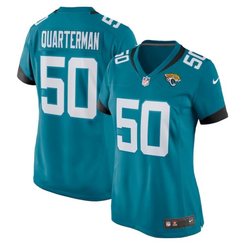 Women's Jacksonville Jaguars Shaquille Quarterman Teal Game Jersey