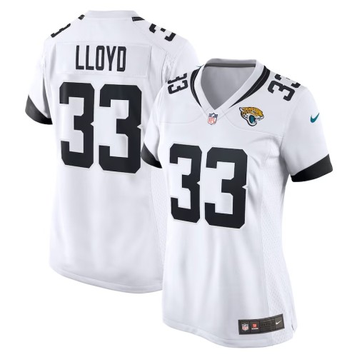Women's Jacksonville Jaguars Devin Lloyd White Away Game Player Jersey