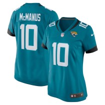 Women's Jacksonville Jaguars Brandon McManus Teal Team Game Jersey