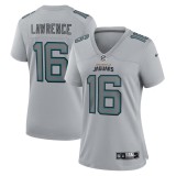 Women's Jacksonville Jaguars Trevor Lawrence Gray Atmosphere Fashion Game Jersey