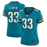 Women's Jacksonville Jaguars Devin Lloyd Teal Prowler Throwback Game Jersey