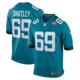 Men's Jacksonville Jaguars Tyler Shatley Teal Game Jersey