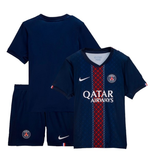 Kids PSG 25/26 Home Jersey and Short Kit