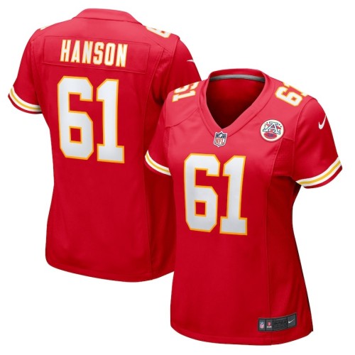 Women's Kansas City Chiefs C.J. Hanson Red Game Jersey