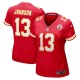 Women's Kansas City Chiefs Nazeeh Johnson Red Game Player Jersey