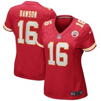 Women's Kansas City Chiefs Len Dawson Red Game Retired Player Jersey