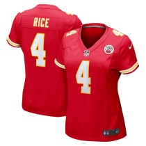Women's Kansas City Chiefs Rashee Rice Red Game Jersey