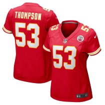 Women's Kansas City Chiefs BJ Thompson Red Game Jersey