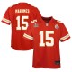 Youth Kansas City Chiefs Patrick Mahomes Red Super Bowl LIX Game Player Jersey