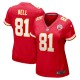 Women's Kansas City Chiefs Blake Bell Red Game Player Jersey