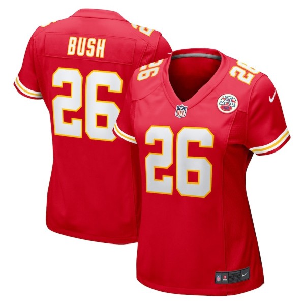 Women's Kansas City Chiefs Deon Bush Red Game Player Jersey