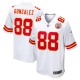 Men's Kansas City Chiefs Tony Gonzalez White Retired Player Game Jersey