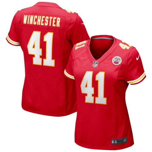 Women's Kansas City Chiefs James Winchester Red Game Jersey
