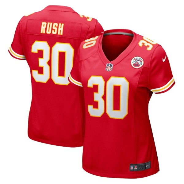Women's Kansas City Chiefs Darius Rush Red Team Game Jersey