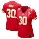 Women's Kansas City Chiefs Darius Rush Red Team Game Jersey