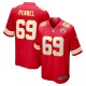 Men's Kansas City Chiefs Mike Pennel Red Game Jersey