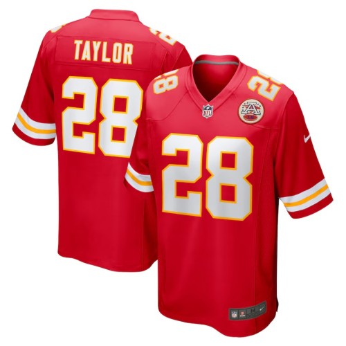 Men's Kansas City Chiefs Keith Taylor Red Team Game Jersey