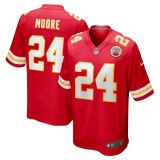 Men's Kansas City Chiefs Skyy Moore Red Game Player Jersey