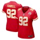 Women's Kansas City Chiefs Neil Farrell Jr. Red Team Game Jersey