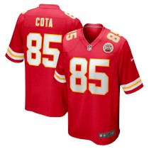 Men's Kansas City Chiefs Chase Cota Red Game Jersey