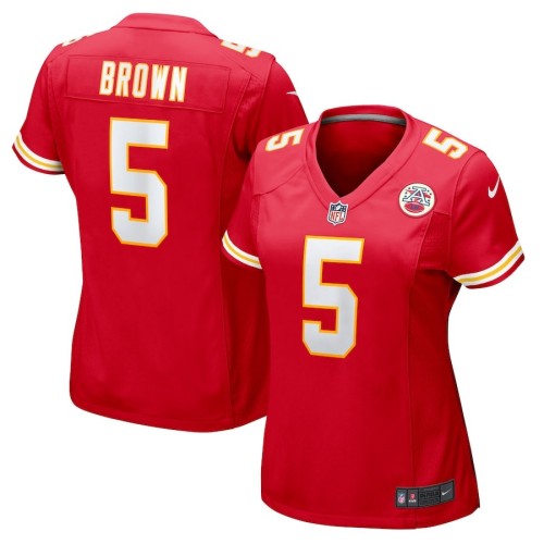 Women's Kansas City Chiefs Marquise Brown Red Game Jersey