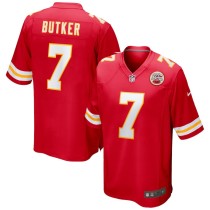 Men's Kansas City Chiefs Harrison Butker Red Game Jersey