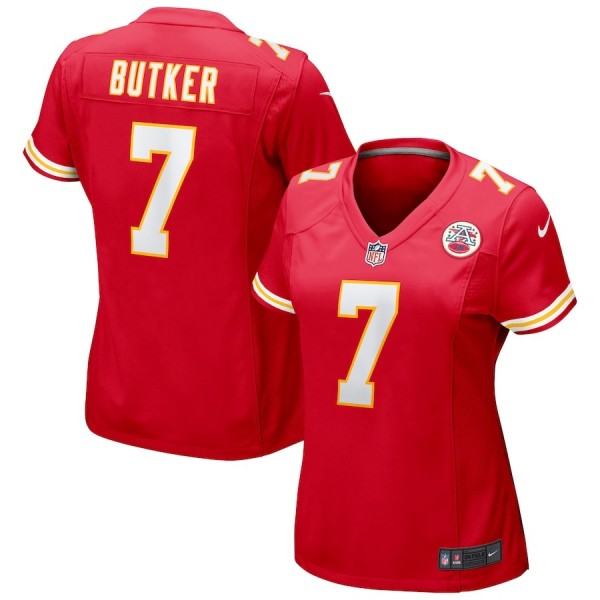 Women's Kansas City Chiefs Harrison Butker Red Game Jersey