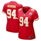 Women's Kansas City Chiefs Malik Herring Red Team Game Player Jersey