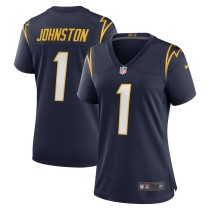Women's Los Angeles Chargers Quentin Johnston Navy Alternate Game Jersey