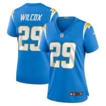 Women's Los Angeles Chargers Chris Wilcox Powder Blue Team Game Jersey