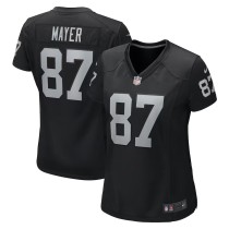 Women's Las Vegas Raiders Michael Mayer Black Game Jersey Women's Las Vegas Raiders Michael Mayer Black Game Jersey