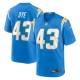 Men's Los Angeles Chargers Troy Dye Powder Blue Game Jersey