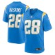Men's Los Angeles Chargers Hassan Haskins Powder Blue Team Game Jersey