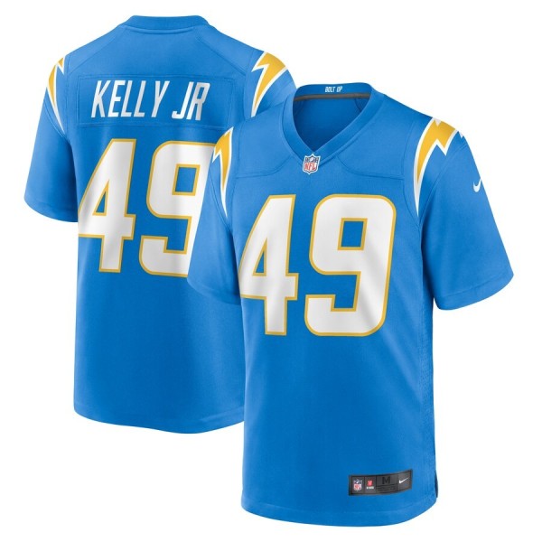 Men's Los Angeles Chargers John Kelly Jr. Powder Blue Team Game Jersey
