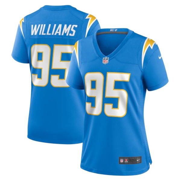 Women's Los Angeles Chargers Nicholas Williams Powder Blue Team Game Jersey
