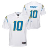 Youth Los Angeles Chargers Justin Herbert White Game Jersey