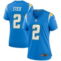Women's Los Angeles Chargers Easton Stick Powder Blue Game Jersey