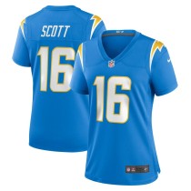 Women's Los Angeles Chargers JK Scott Powder Blue Game Jersey