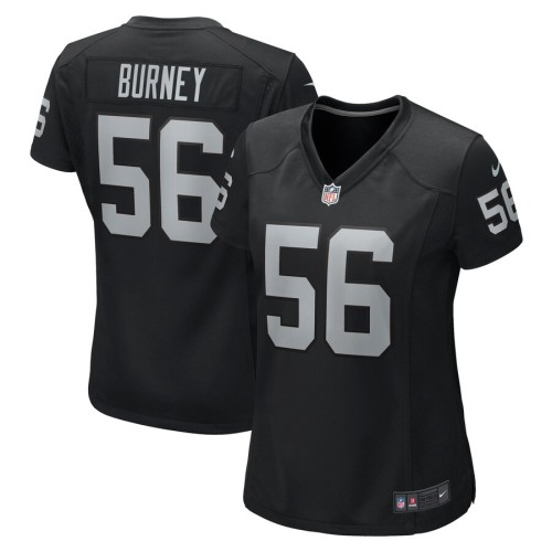 Women's Las Vegas Raiders Amari Burney Black Game Jersey