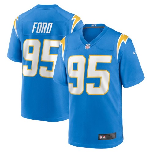 Men's Los Angeles Chargers Poona Ford Powder Blue Game Jersey